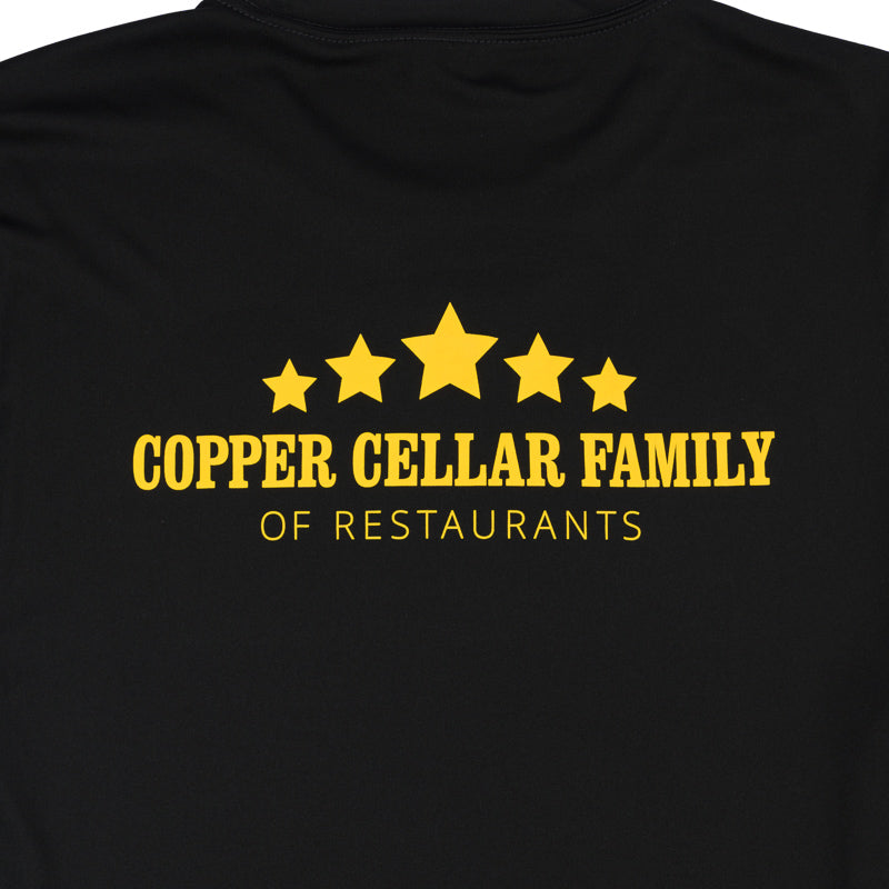 Copper Cellar Family 50th Anniversary Performance Tee - Black