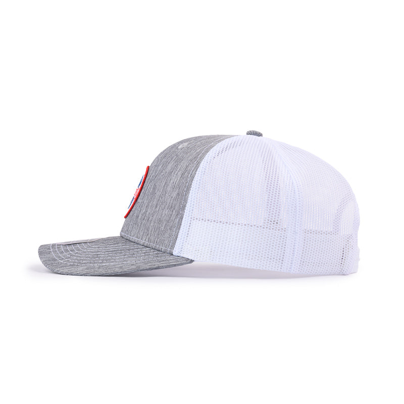 Calhoun's Ultimate Trucker Cap - Heather Grey / White