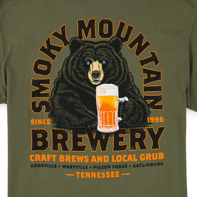 SMB Bears & Beers Tee - Sage