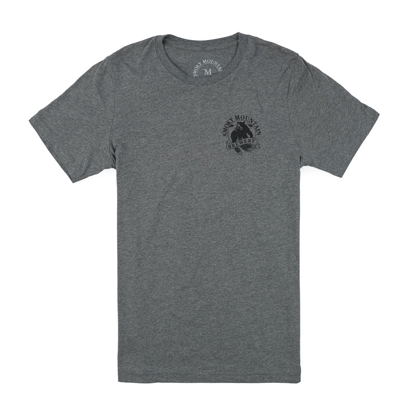 SMB Brews & Grub Tee - Deep Heather Grey