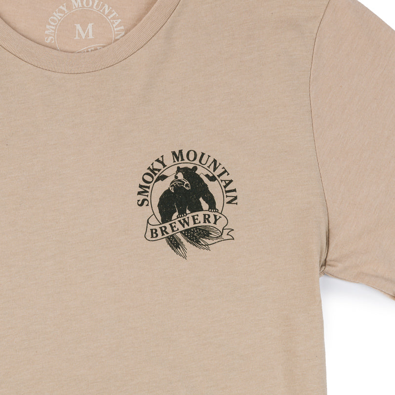 SMB Brews & Grub Tee - Heather Tan