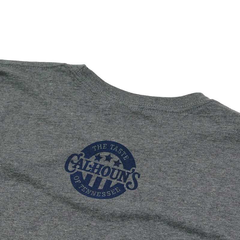 Calhoun's Tri-Star Tee - Deep Heather Grey