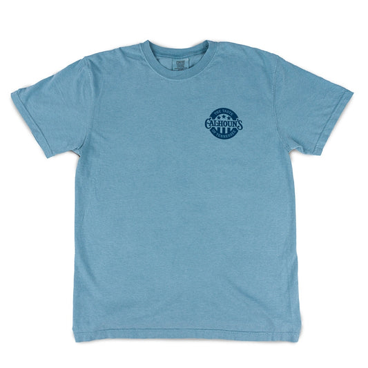 Calhoun's BBQ Tee - Ice Blue - CLEARANCE