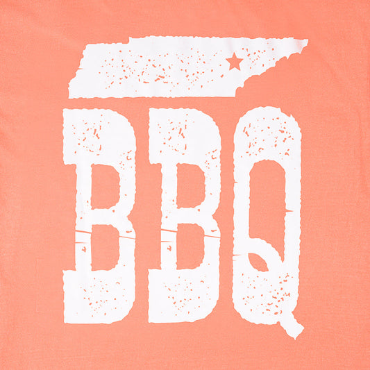 Calhoun's BBQ Tee - Melon