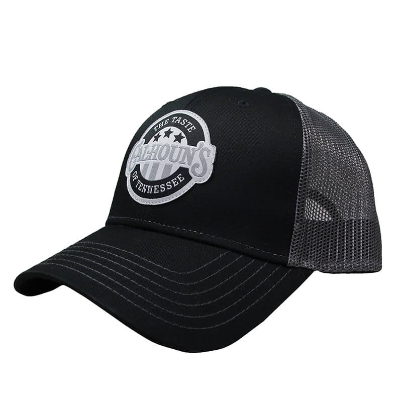 Calhoun's Woven Patch Cap - Black | Grey