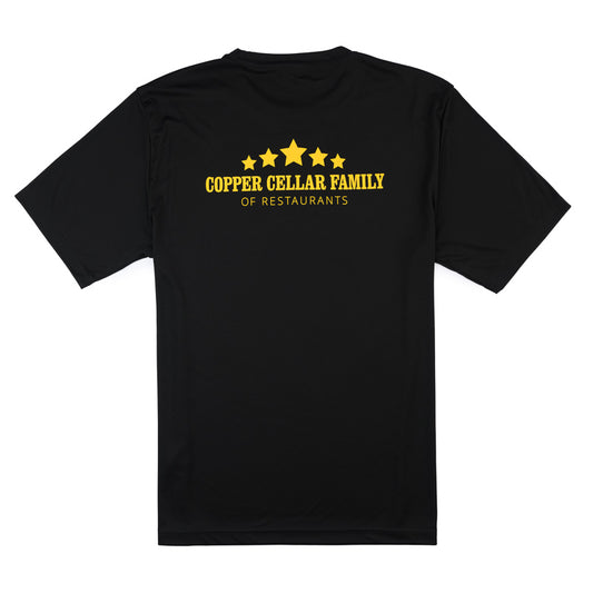 Copper Cellar Family 50th Anniversary Performance Tee - Black