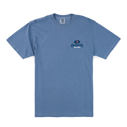 Calhoun's Best Ribs Tee - Blue Jean