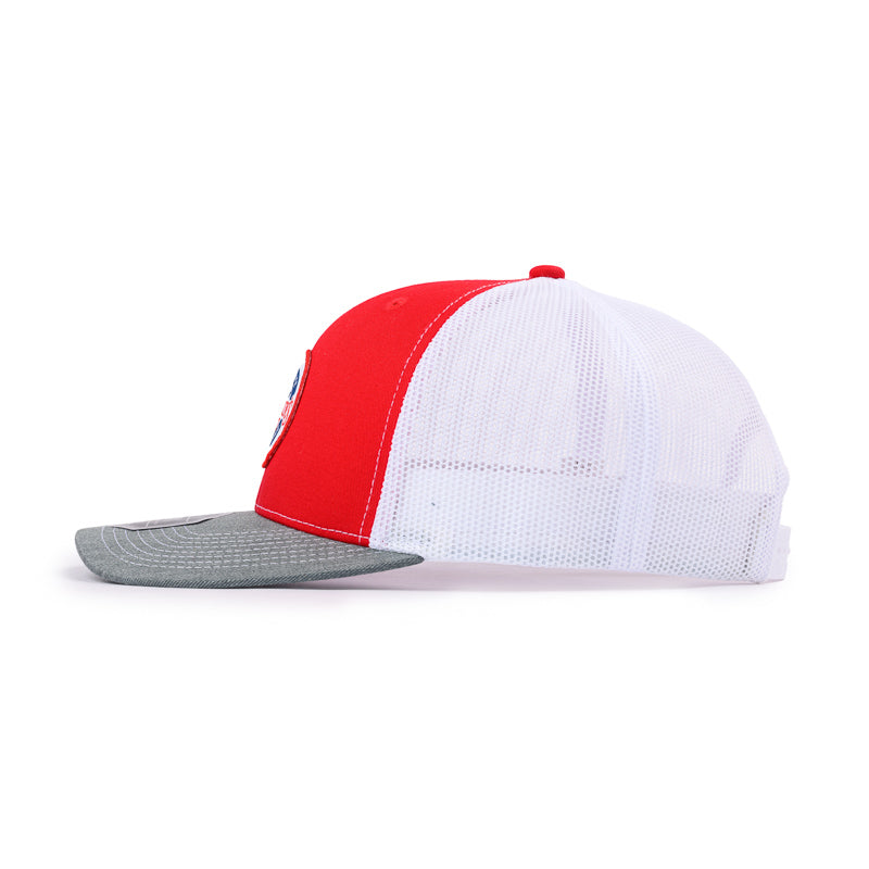 Calhoun's Ultimate Trucker Cap - Red / White / Grey