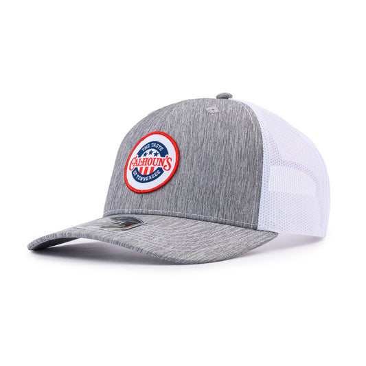 Calhoun's Ultimate Trucker Cap - Heather Grey / White