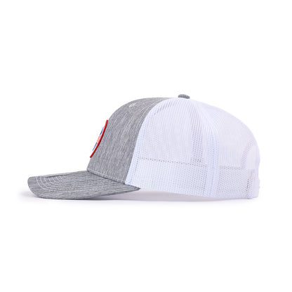 Calhoun's Ultimate Trucker Cap - Heather Grey / White