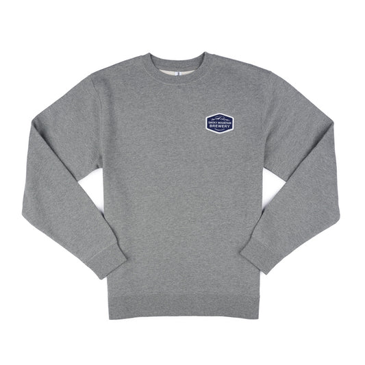 SMB Vista Patch Crew Sweatshirt - Gunmetal Heather