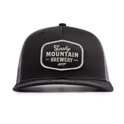 SMB Script Patch Cap - Black / Charcoal