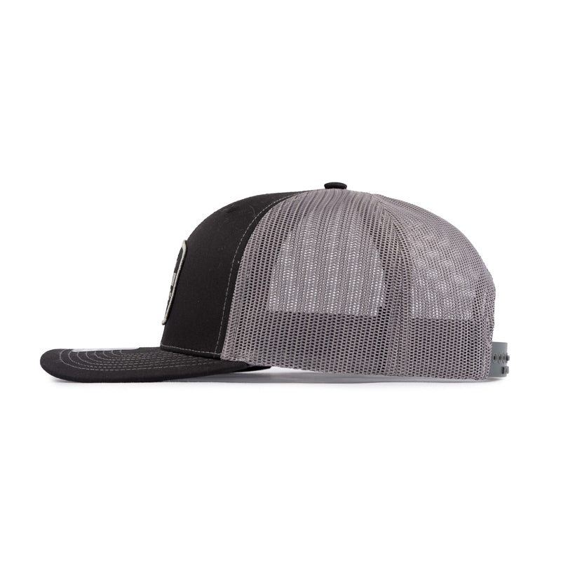 SMB Script Patch Cap - Black / Charcoal
