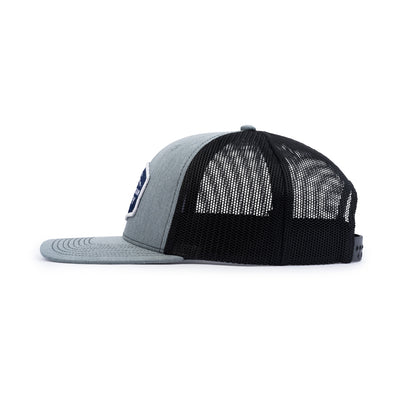 SMB Vista Patch OC Trucker Cap - Heather Grey / Black