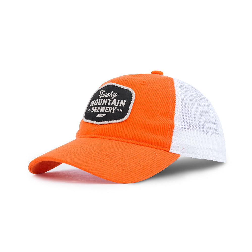 SMB Script Patch Relaxed Cap - Orange / White