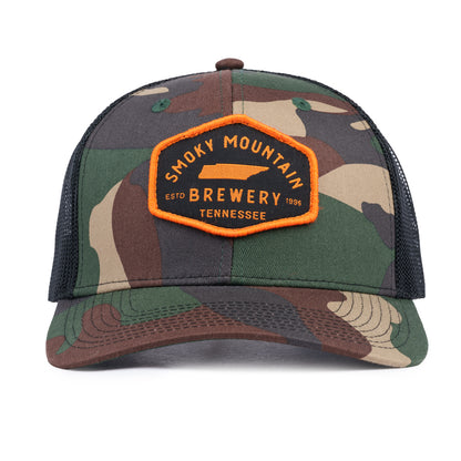 SMB Brew Patch OC Trucker Cap - Camo / Black