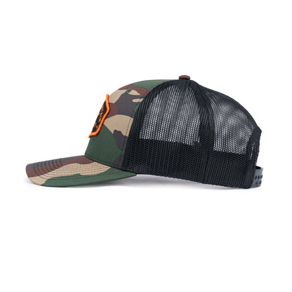 SMB Brew Patch OC Trucker Cap - Camo / Black