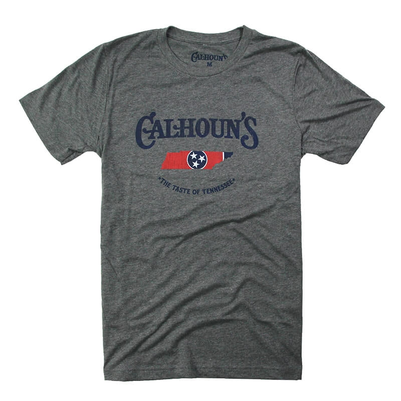 Calhoun's Tri-Star Tee - Deep Heather Grey