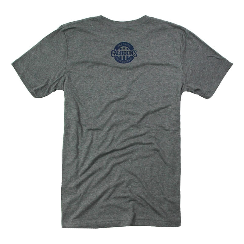 Calhoun's Tri-Star Tee - Deep Heather Grey