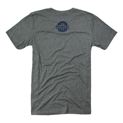 Calhoun's Tri-Star Tee - Deep Heather Grey - CLEARANCE