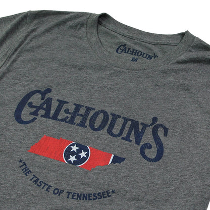 Calhoun's Tri-Star Tee - Deep Heather Grey - CLEARANCE