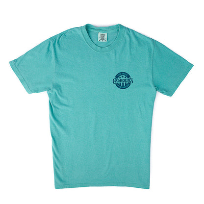 Calhoun's BBQ Tee - Seafoam