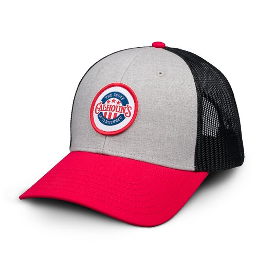 Calhoun's Badge Cap - Red | Grey | Black